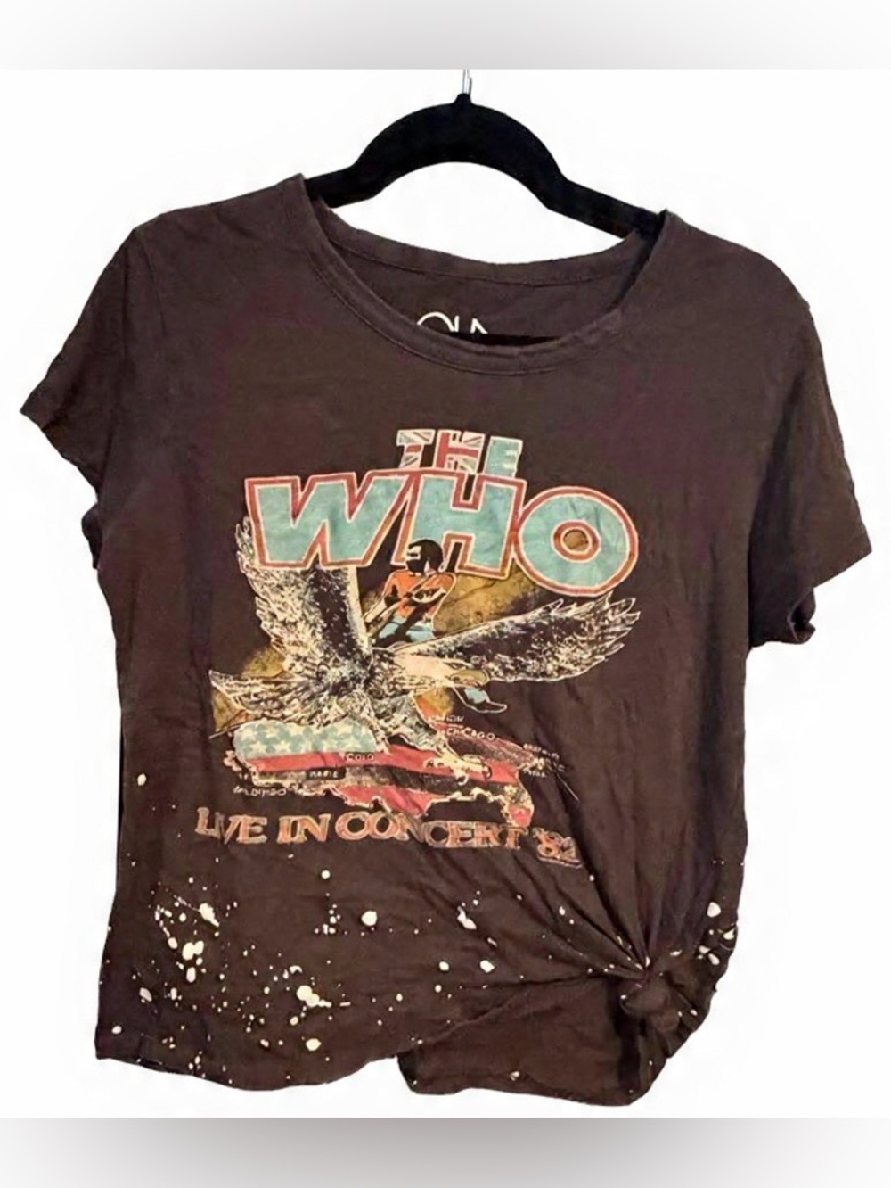 🎶 The Who Graphic Tee- Chaser Brown Graphic Tee - The Who Live in Concert- M